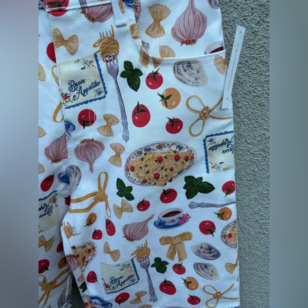 Lisa Says Gah White Pasta Buon Appetito Robyn Jeans New with Tags! - Picture 8 of 12
